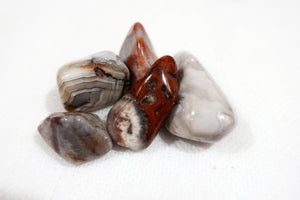 Red Crazy Lace Agate tumbled